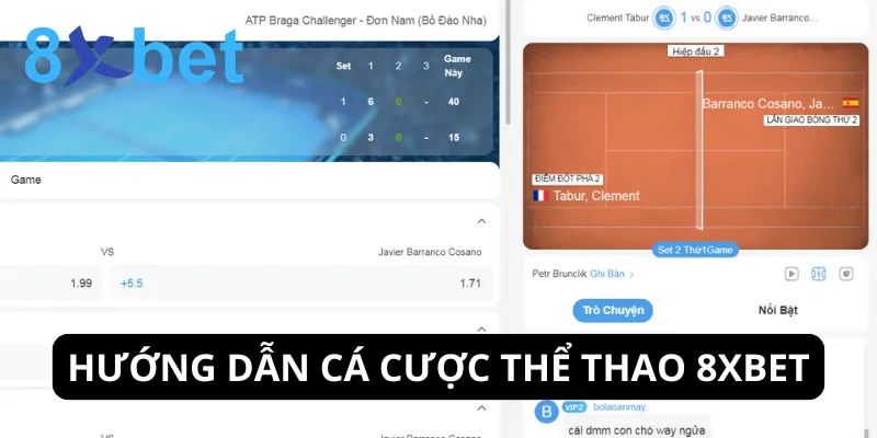 Thể thao 8xbet - Hành trình cá cược thể thao đỉnh cao 6 Hướng dẫn 3 bước cá cược thể thao 8xbet cho người mới